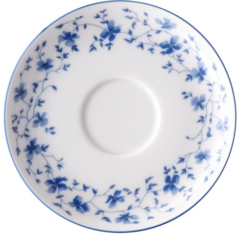 Arzberg Kaffee-Untertasse 14cm FORM 1382 BLAUBLÜTE