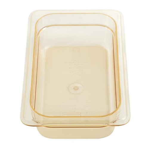 Cambro hitzebeständiger GN 1/4 Behälter 65mm. Ideal für Mikrowellen, Dampfgeräte und Chafing-Dishes. GN 1/4, 65mm tief,
