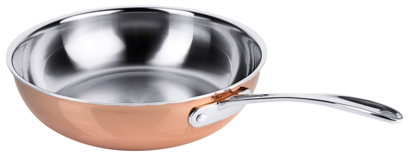 Pfanne, tief, aus Kupfer 28 cm