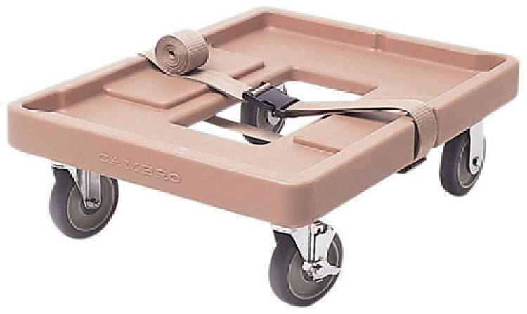 CAMBRO CAMDOLLY CD 400 5 Rollen, 2 Bock, 2 Lenkrollen, davon eine mit Feststellbremse