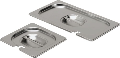 HENDI Gastronorm-Deckel mit Löffelaussparung - 0,7 mm Stärke GN 1/1