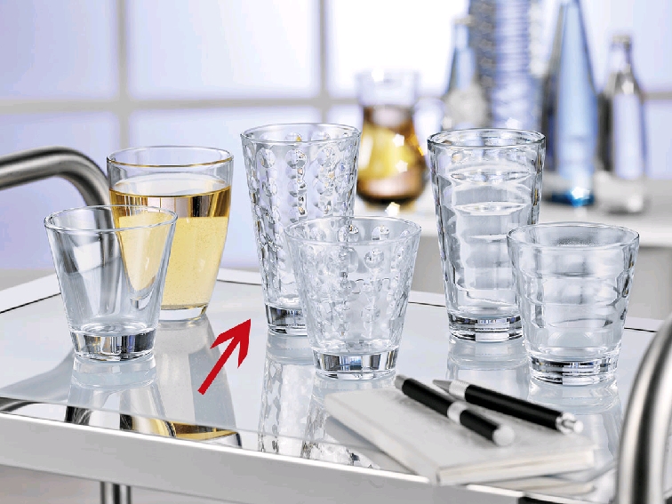 Leonardo Becher OPTIC, Inhalt: 0,30 Liter, Höhe: 130 mm, Durchmesser: 80 mm.