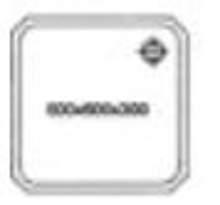 BLANCO Einschweißbecken, Beckenmaße 600 x 600 x 300 mm