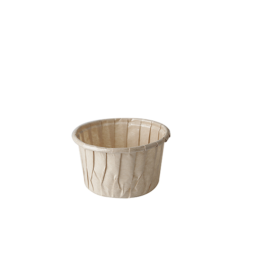 50 Backformen "pure" 105 ml Ø 7 cm · 4 cm braun von PAPSTAR