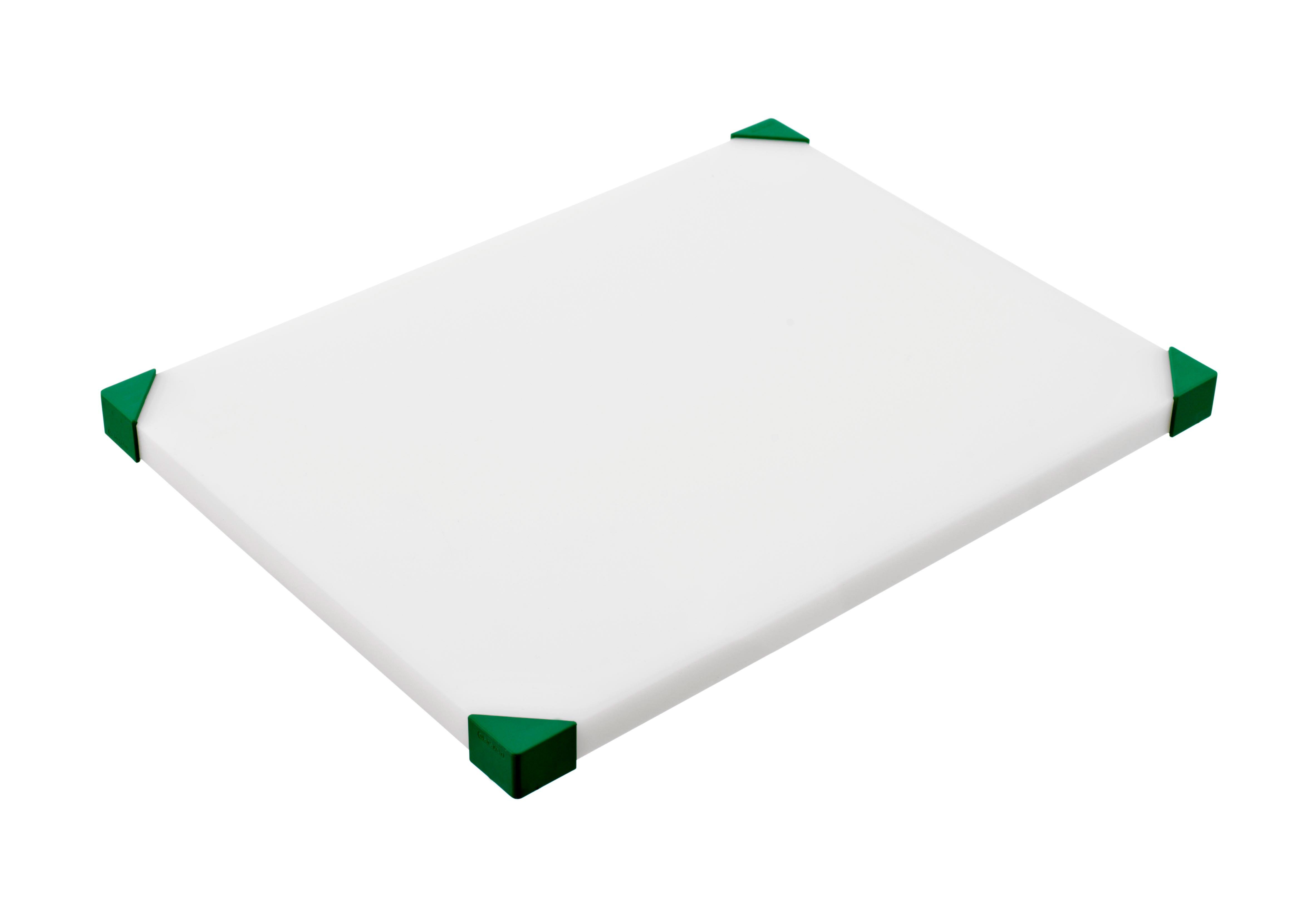 ARAVEN Schneidebrett rutschfest mit den Abmessungen 404x304x24mm, grün