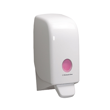 AQUARIUS* Seifenspender 11,6 x 23,5 x 11,4 cm (B x H x T) Kunststoff weiß