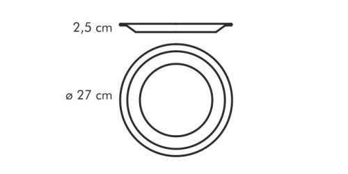Speiseteller GUSTITO, ø27 cm