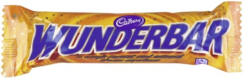 Cadbury Wunderbar Erdnuss Karamell Riegel 49G