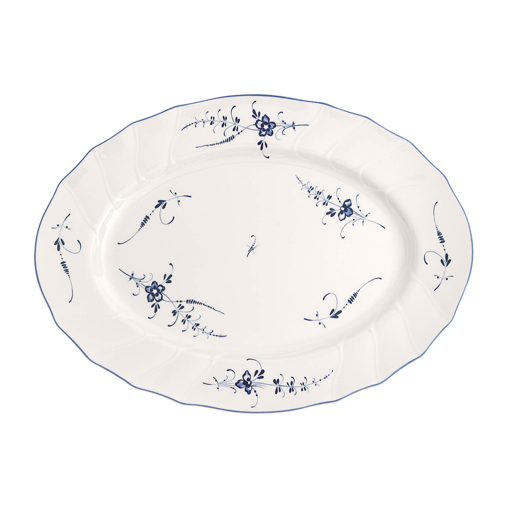Villeroy und Boch Platte oval - Maße: 42 x 31 x 4 cm / Ser.: Old Luxembourg