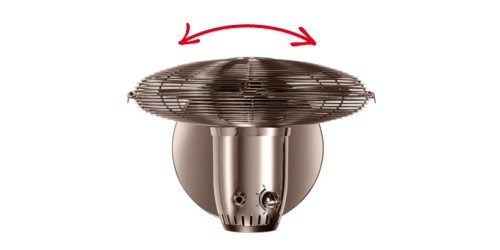 Tischventilator FANCY HOME ø 30 cm, anthrazitfarben