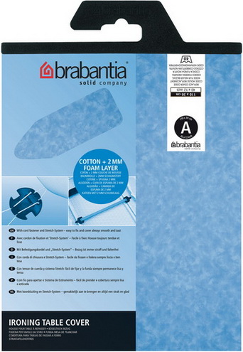 Brabantia Bügeltischbezüge 110x30 Baumwollbezug mit Schaumstoff Gemischt (neutral)