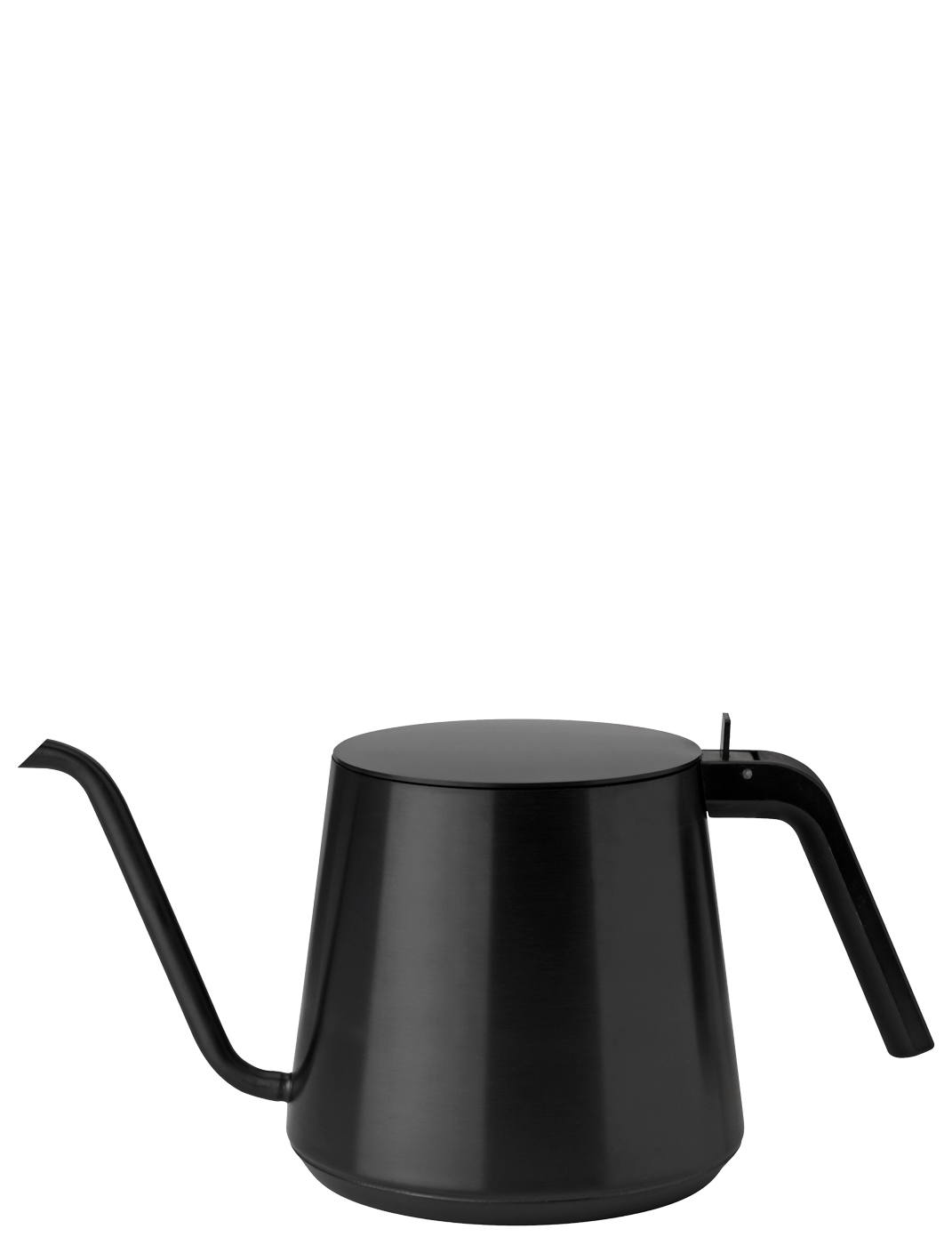 Nohr Gooseneck Wasserkessel black metallic - Maße: 28 x 14 x 13 cm - von Stelton