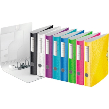Leitz Ordner Active WOW 65mm DIN A4 Werkstoff: Polyfoam weiß