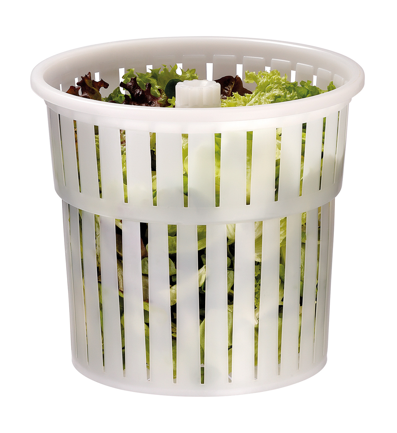 Bartscher Salatschleuder K1-12L |Lebensmittelecht: Ja | Maße: 32 x 32 x 44,0 cm.Gewicht: 2,2 kg