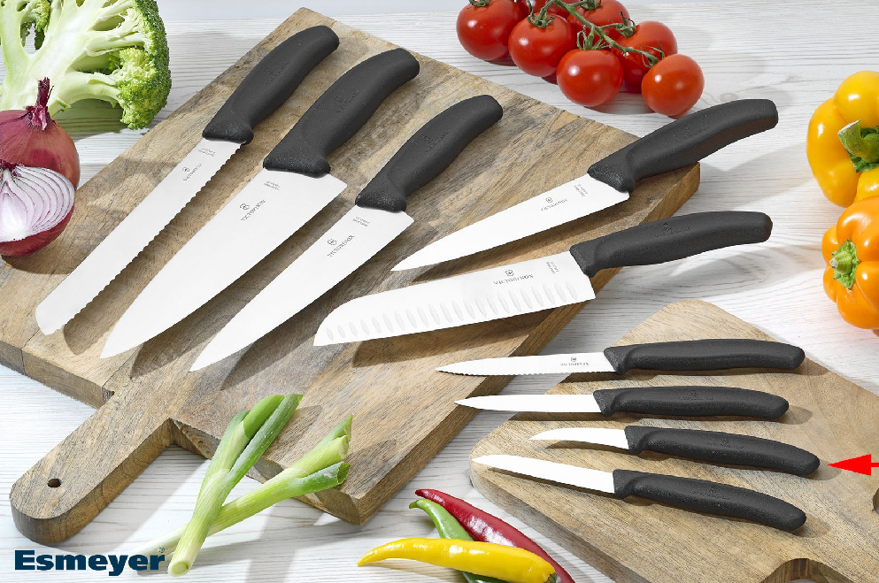 Tourniermesser Victorinox SWISS CLASSIC, Länge: 6 cm, Farbe: schwarz