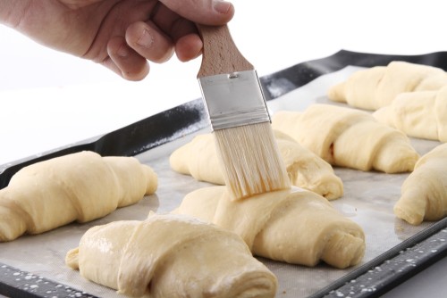 HENDI Back-  Butterpinsel flach - 2 auf Skinkarte - - 25x204 mm