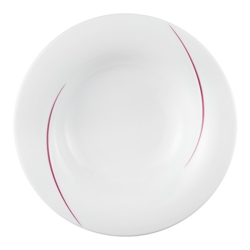 Seltmann Pastateller tief 27 cm, Form: Laguna, Dekor: 34622 bordeaux Flanken