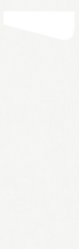 DUNI SACCHETTO Slim 230x70mm weiss/Dunisoft-Serv.weiss 60 Stück