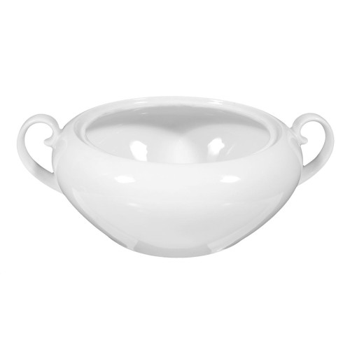 Seltmann Unterteil zur Schüssel mit Deckel 2,3 l, rund, Form: Rondo/Liane, weiss, hohe Kantenschlagfestigkeit, Made in Germany