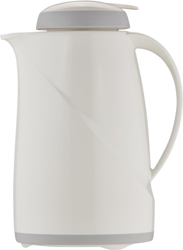 Helios Isolierkanne Wave Push 0,6 l weiß