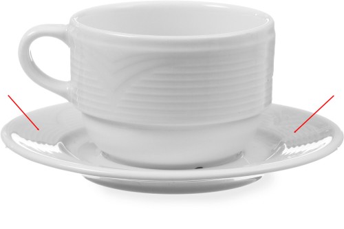 HENDI Cappuccinotasse Obere - 230 ml - Saturn