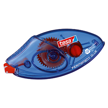tesa® Kleberoller permanent ecoLogo® 8,4 mm x 8,5 m (B x L) nicht nachfüllbar blau