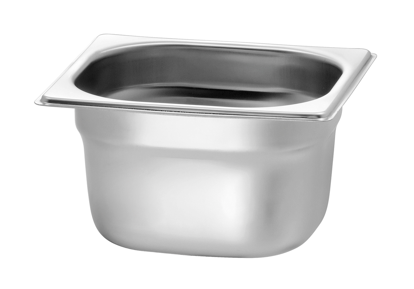 Bartscher GN-Behälter, 1/6, T100 | Ausführung:Ohne Perforation | Maße: 17,6 x 16,2 x 10,0 cm.Gewicht: 0,3 kg