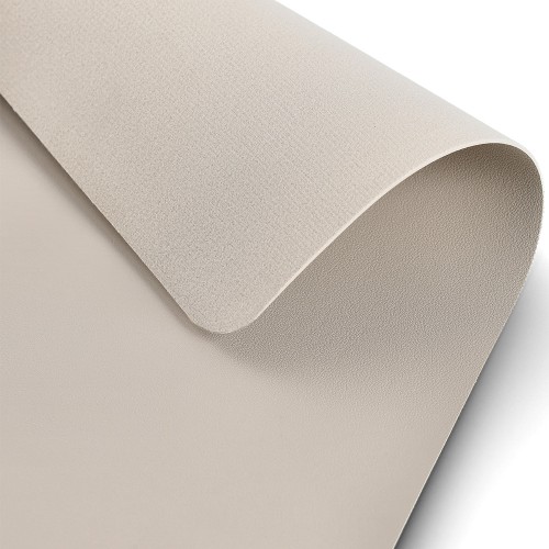 Schreibtischunterlage, Kunstleder, creme / Maße: 40x70 cm