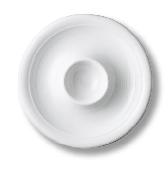 Eierbecher mit Ablage Form Thomas Trend - uni weiss