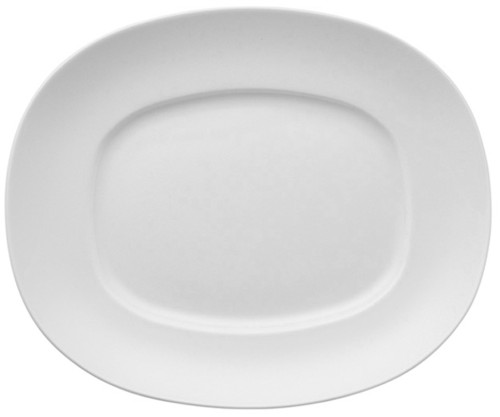 Epoque Weiss Platte eckig 42 Fahn