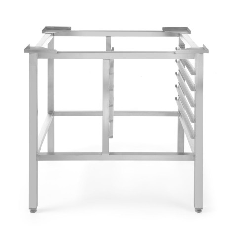 Kombidämpfer mit Grill 4x GN 2/3. Gehäuse und Garraum aus hochwertigem Edelstahl. Manuelle Steuerung der Programmauswahl,