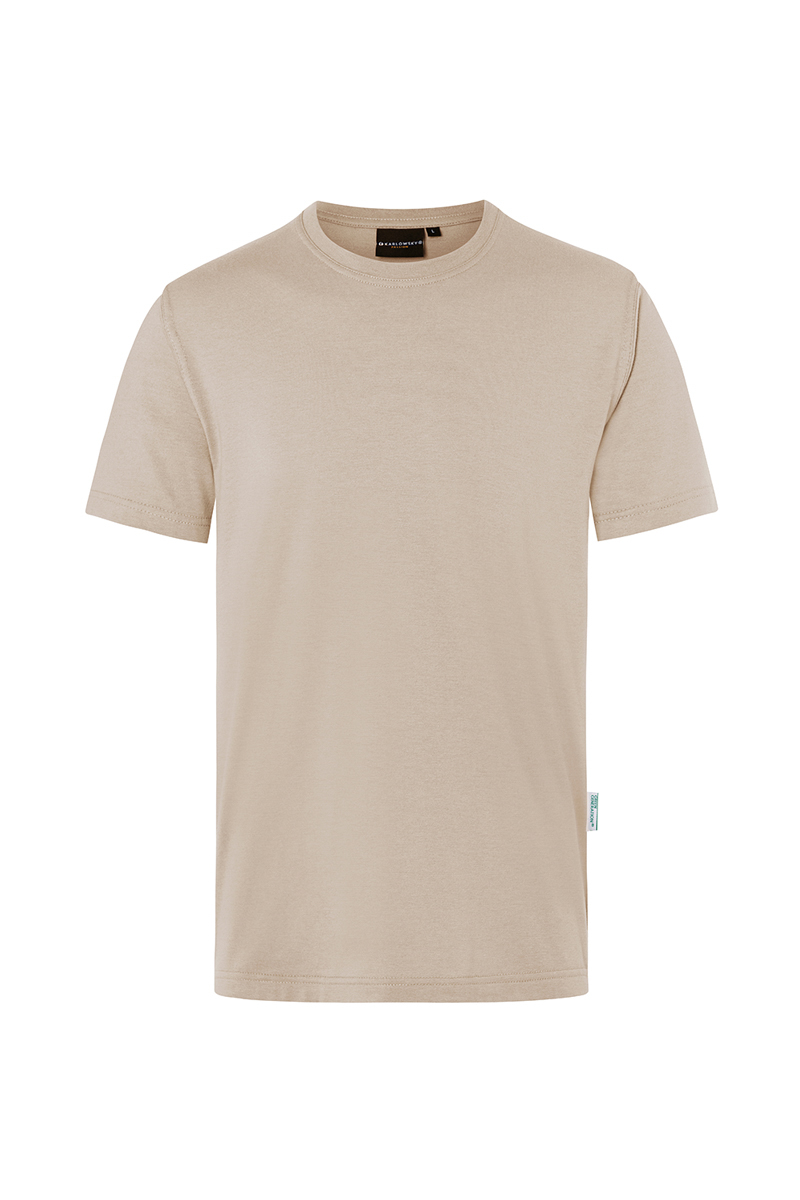 Herren Workwear T-Shirt Casual-Flair, aus nachhaltigem Material , GR. 4XL , Farbe: sand , von Karlowsky
