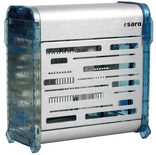 SARO Insektenvernichter Modell FLY IN 20 Made in Europe - Material: (Gehäuse:) Edelstahl - Leistung: 1 x 20 W (E14) - Gitterspannung: 3000