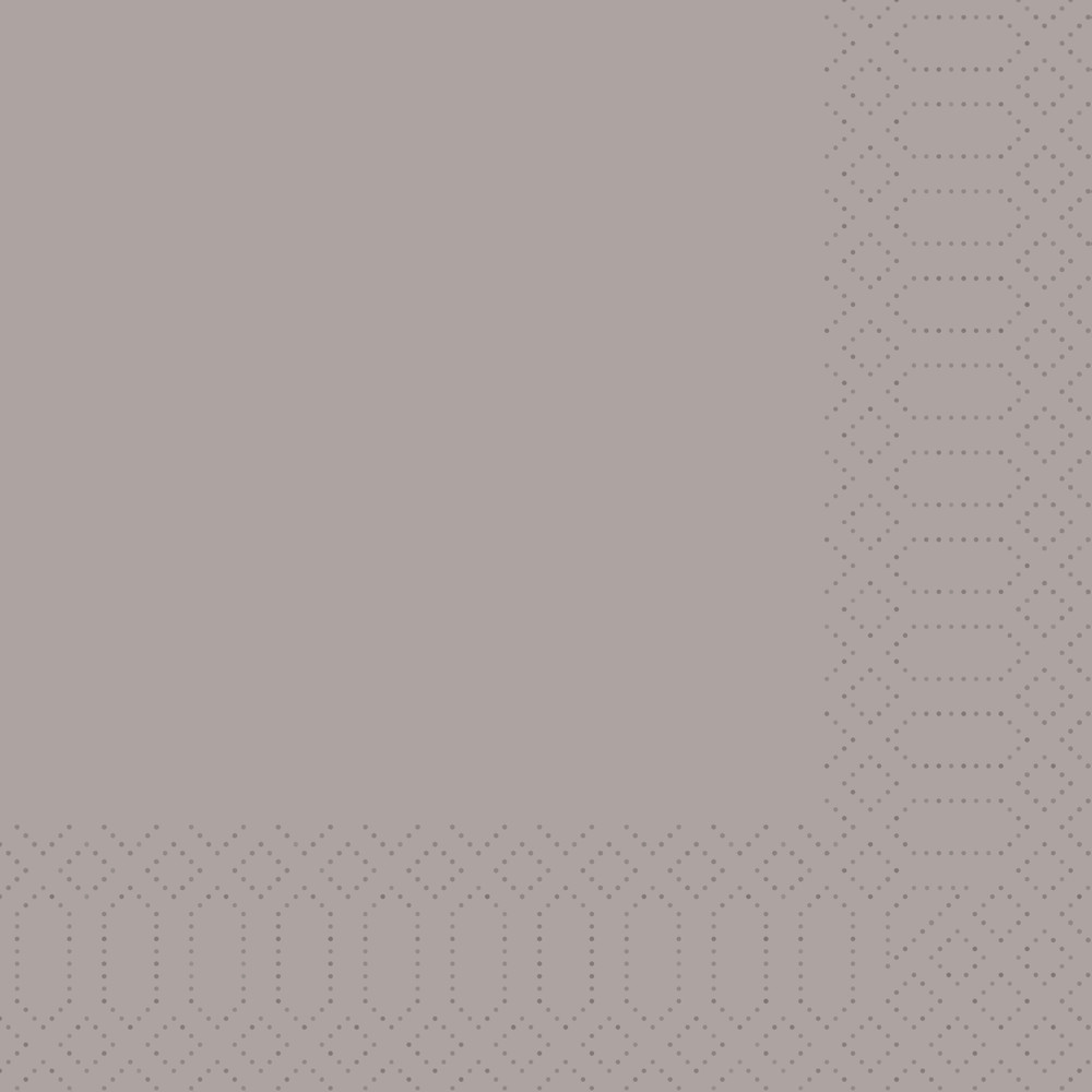 DUNI Zellt.Serv.33x33 3lg. 1/4 greige 250 Stück