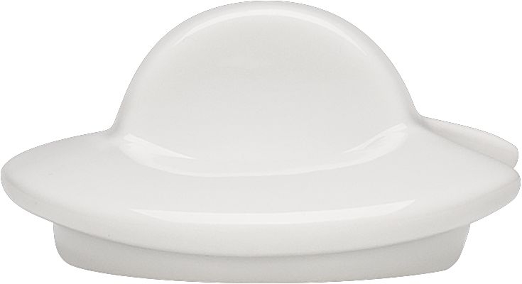 Zucker- und Mameladendosen Deckel 0,18l Bauscher Dialog - uni weiß