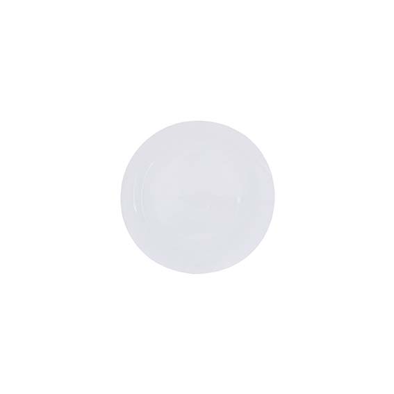 Teller flach coup 17 cm - Form: Simply Coup -, weiss - aus Porzellan. Hersteller: Eschenbach., "Made in Germany".