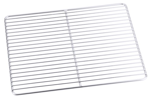 GN-Roste aus Edelstahl, elektrolytisch poliert, extra schwere Qualität GN: 1/1, Drahtdurchmesser: 6 mm / 3 mm [GN-Systemmaße