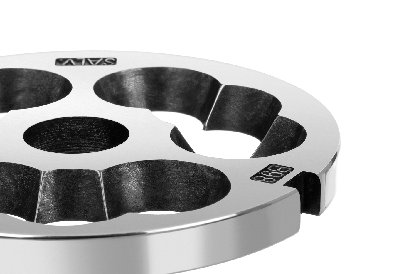 Bartscher Vorschneider FW500US | Material:Karbonstahl | Maße: 9,9 x 9,9 x 2,0 cm. Gewicht:0,38 kg