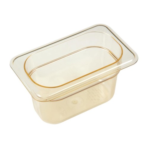 Cambro hitzebeständiger GN 1/9 Behälter 100mm. Ideal für Mikrowellen, Dampfgeräte und Chafing-Dishes. GN 1/9, 100mm