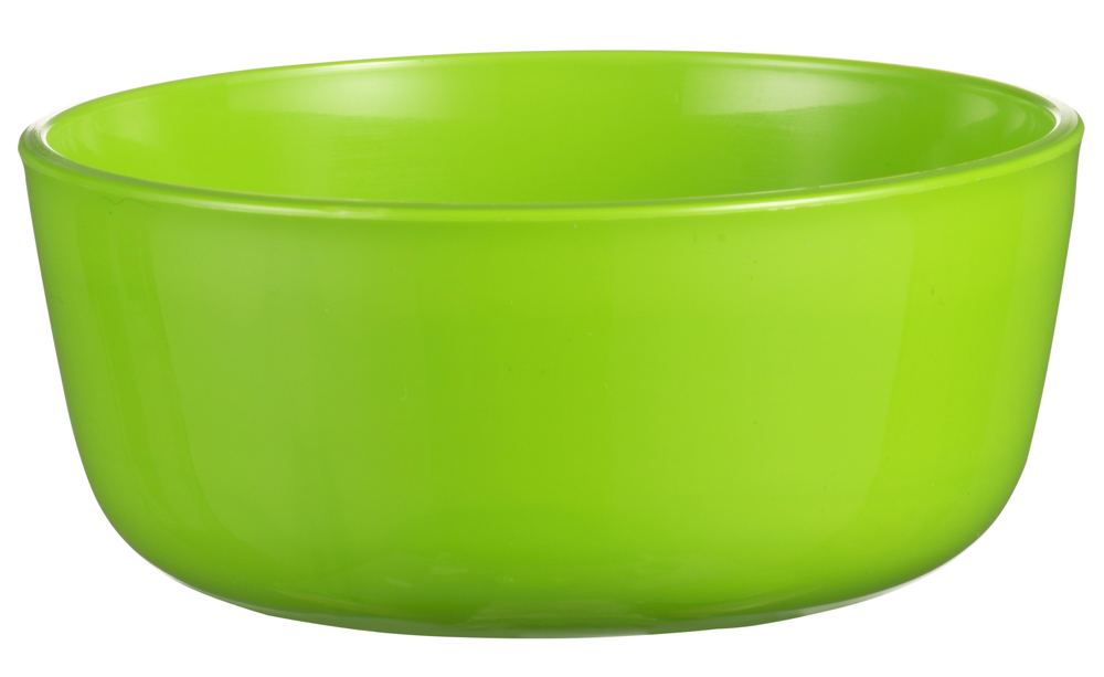 vaLon Zephyr Müsli Schale 13,5 cm aus schadstofffreiem Kunststoff in der Farbe grasgrün.