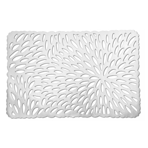 Platzset, PVC, 43,5x28,5 cm. Farbe: silber. Gold, Silber oder Rosé? Bei unseren Platzsets fällt die Wahl nicht leicht. Mit diesen Accessoires bringen