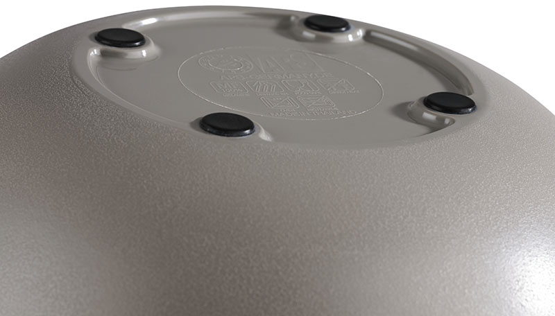 Schale -ELEMENT LOOK- Ø 21,5 cm, H: 5,5 / 9,5 cm Melamin, 0,7 Liter Farbe: Betonoptik mit Antirutsch-Füßchen