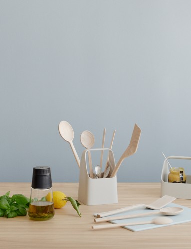 HANDY-BOX Aufbewahrungsbox hellgrau, Maße: 280 x 180 x 140 mm