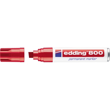 edding Permanentmarker 800 4-12mm rot Keilspitze nachfüllbar