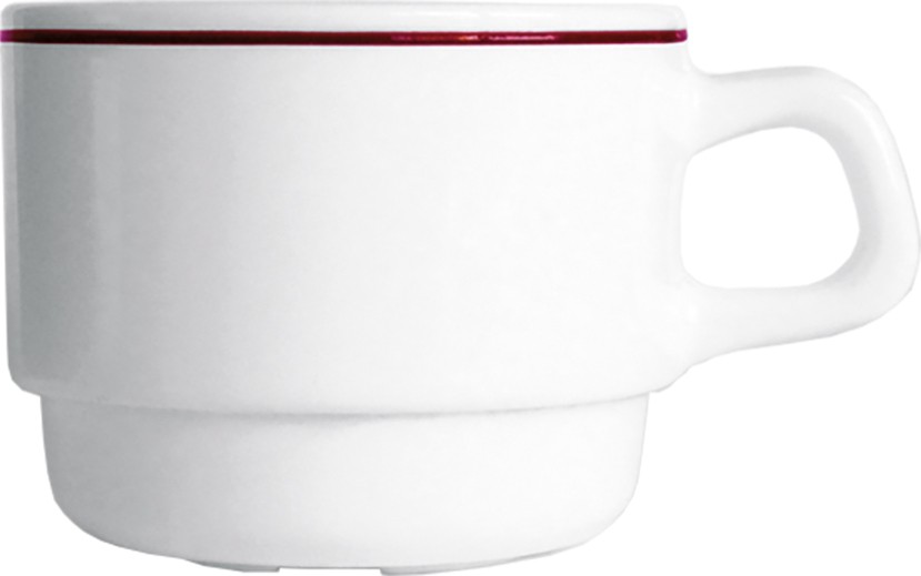 Kaffeeobertasse - Inhalt: 19 cl, aus Hartglas ARCOROC - Restaurant Bordeaux.