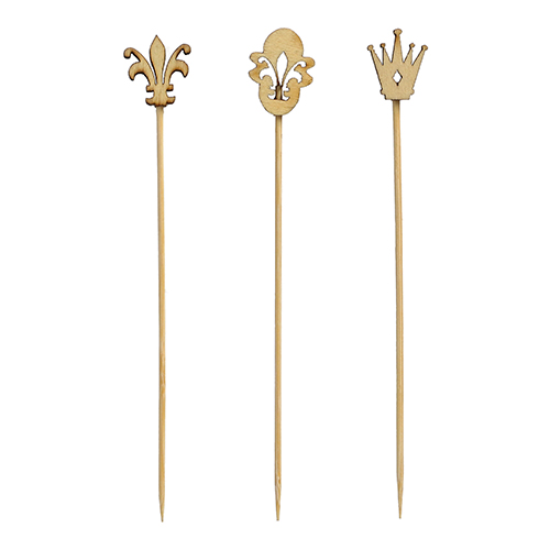 100 Fingerfood - Picker "pure" 12 cm "Royal" von PAPSTAR