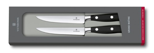 Victorinox Grand Maître Steakmesser-Set, 2-tlg., Wellenschliff, 12cm