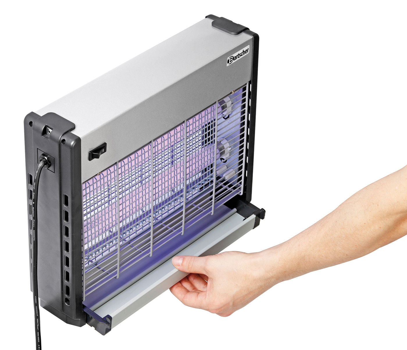 Bartscher Insektenvernichter IV-36 | Frequenz:50/60 Hz | Maße: 39 x 9,5 x 30,5 cm. Gewicht: 2,8kg