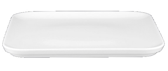 Platte NO LIMITS, eckig, 24 x 24cm, uni weiss, Seltmann Porzellan.