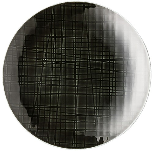 Mesh Colours Forest (Dunkelgrün) von Rosenthal, Teller flach 15 cm, aus Porzellan